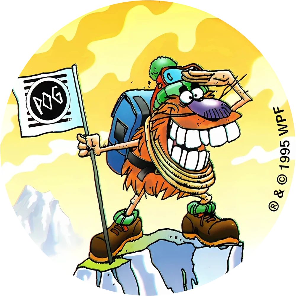 Pineapple Orange Guava 3 (POG) cap #3 — 90s pog