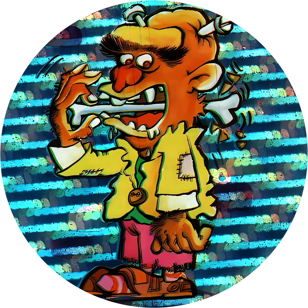 Фишка Monsters (Монстры) №18 — кэпс из 90-х