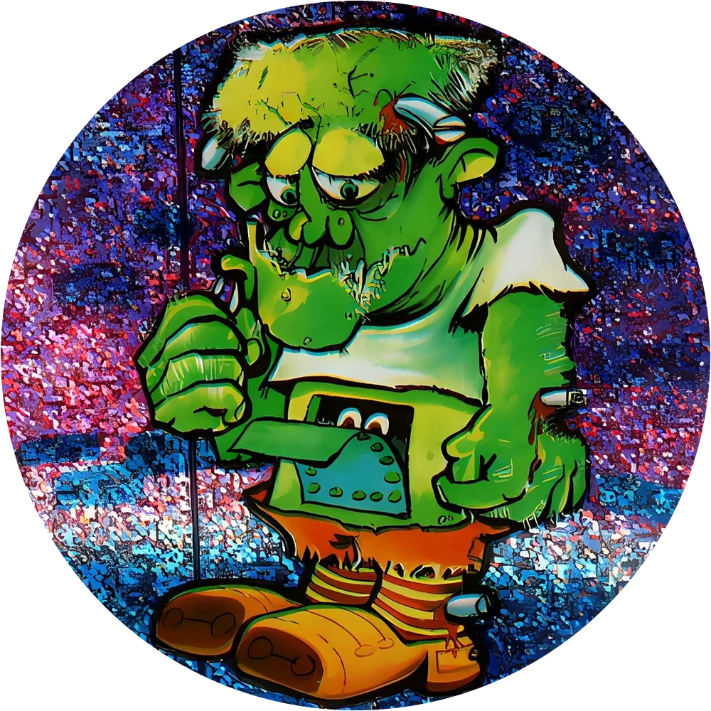 Фишка Monsters (Монстры) №3 — кэпс из 90-х