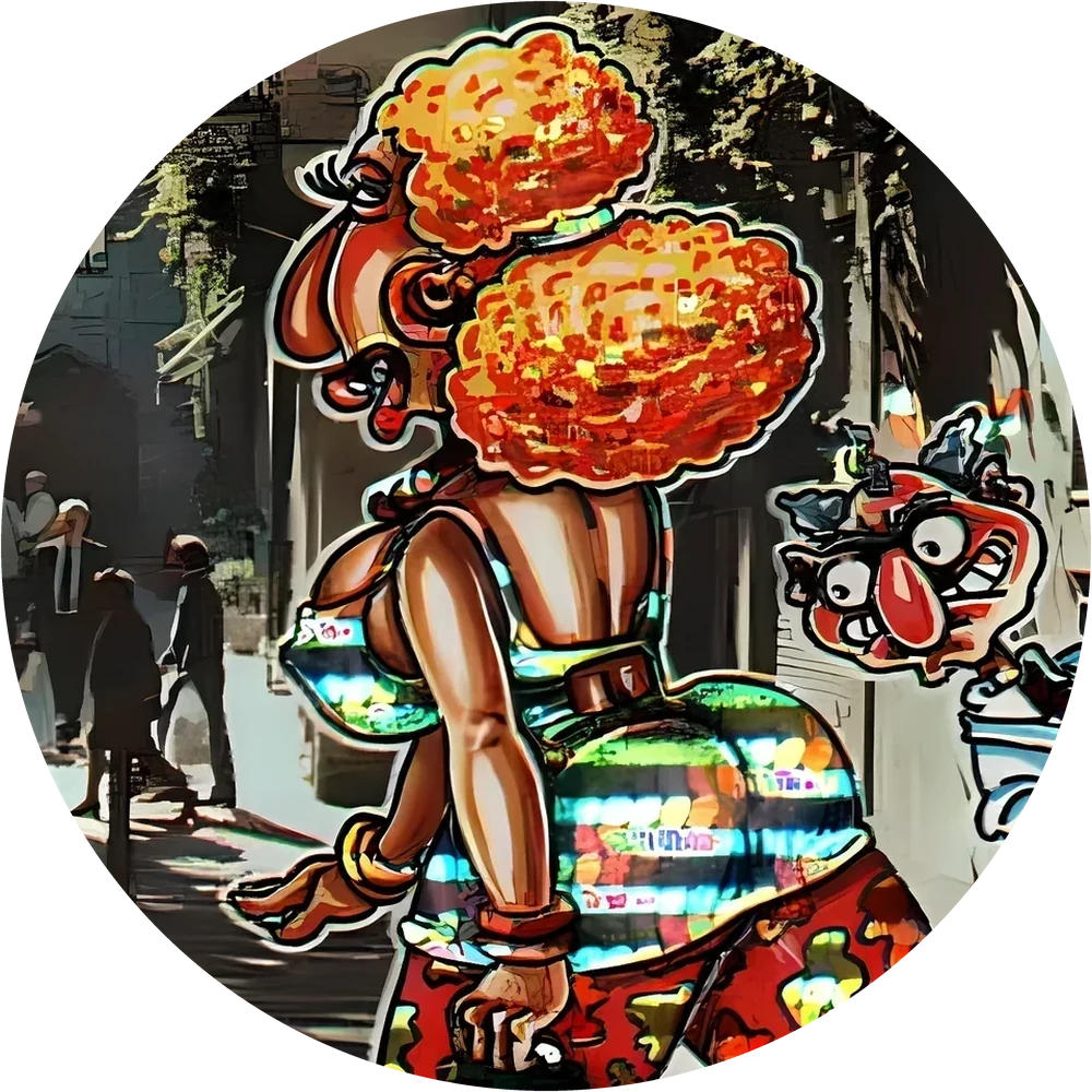 City People cap #4 — 90s pog