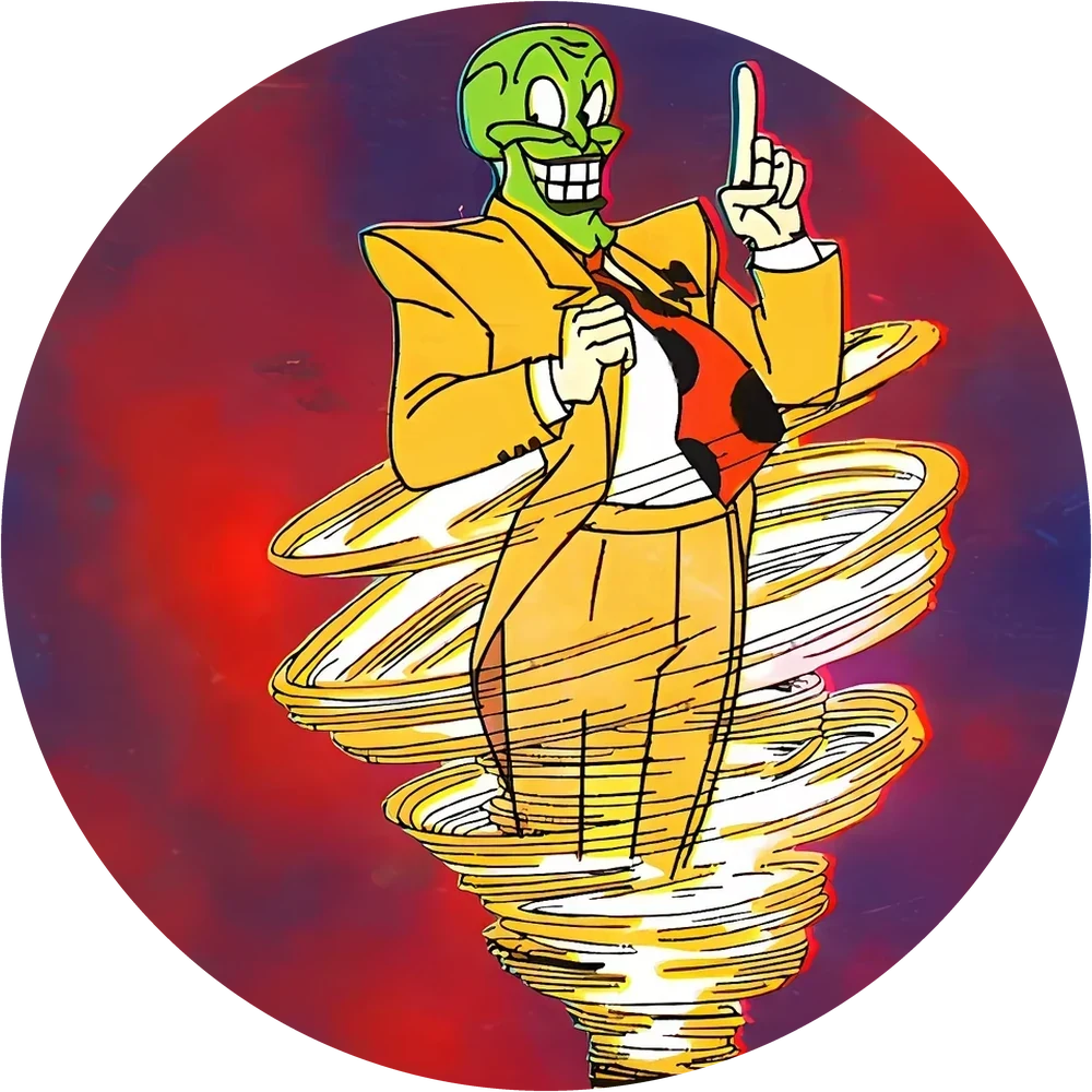 The Mask cap #12 — 90s pog