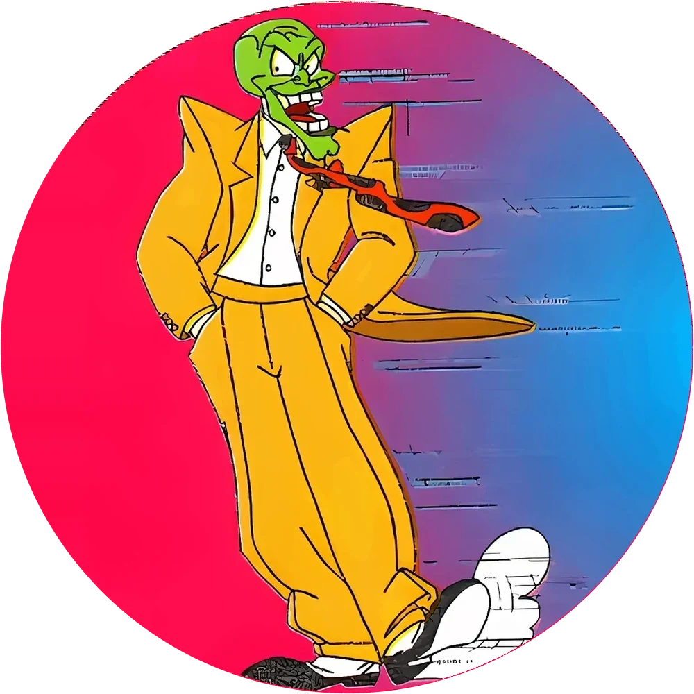 The Mask cap #14 — 90s pog