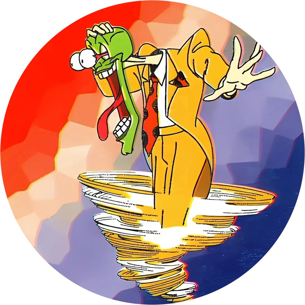The Mask cap #17 — 90s pog