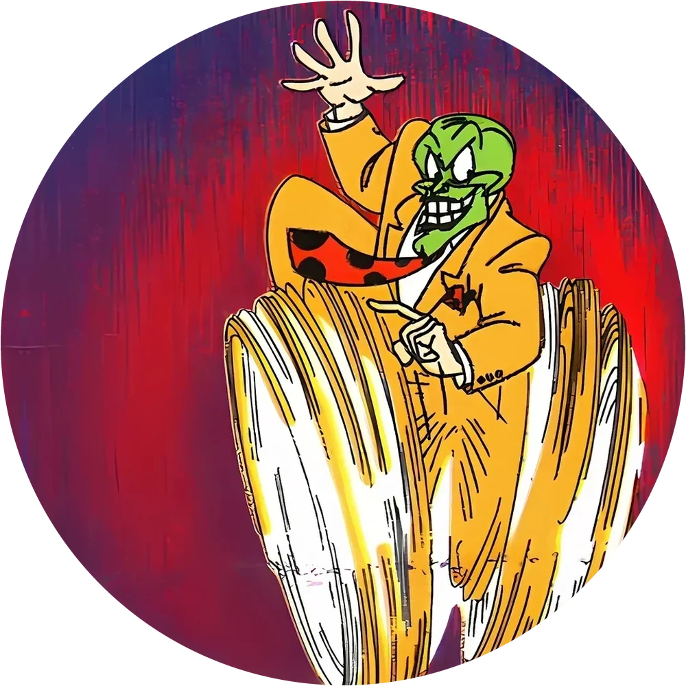 The Mask cap #18 — 90s pog