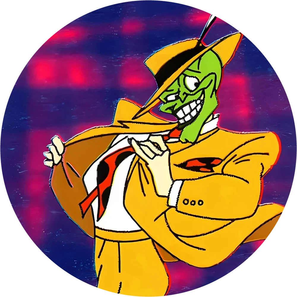 The Mask cap #19 — 90s pog