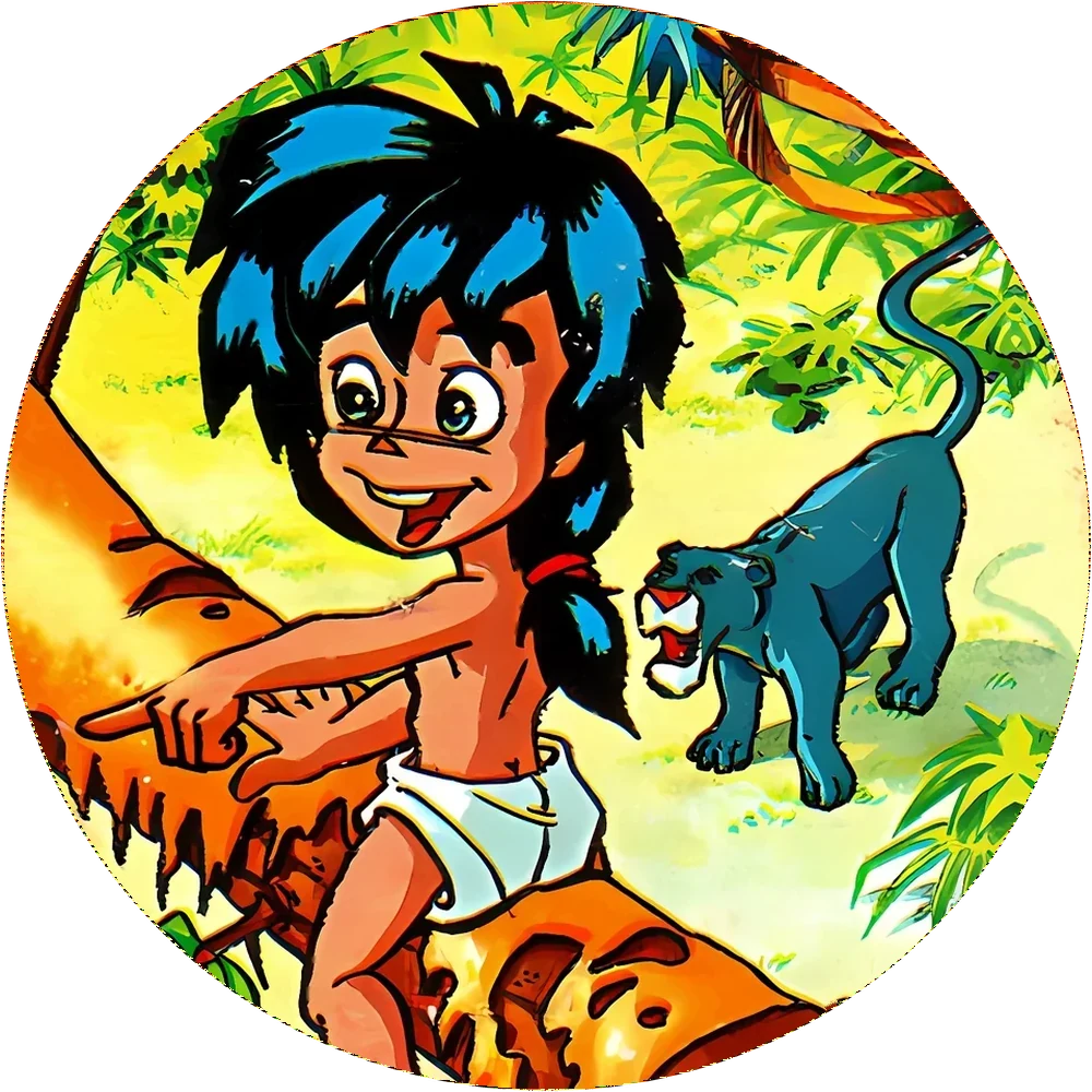 Mowgli cap #10 — 90s pog