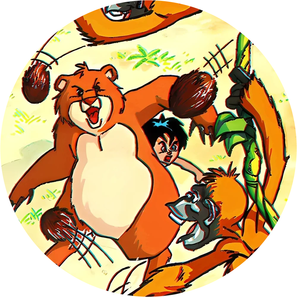Mowgli cap #13 — 90s pog