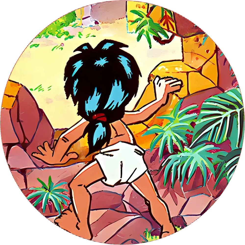 Mowgli cap #14 — 90s pog