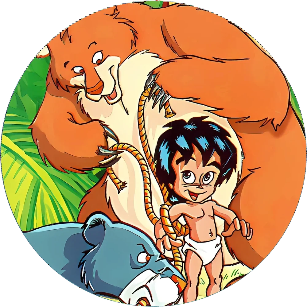 Mowgli cap #27 — 90s pog