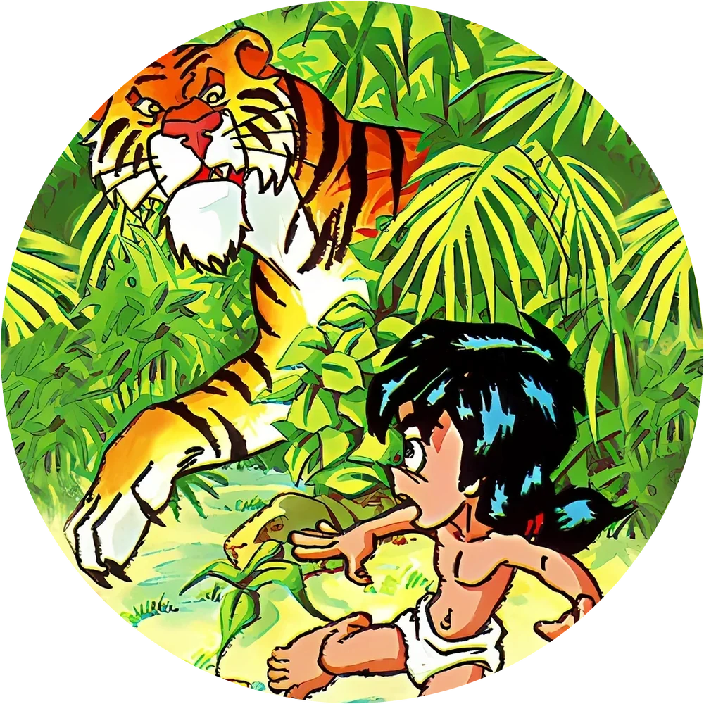 Mowgli cap #28 — 90s pog