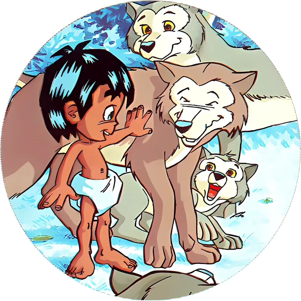 Mowgli cap #8 — 90s pog