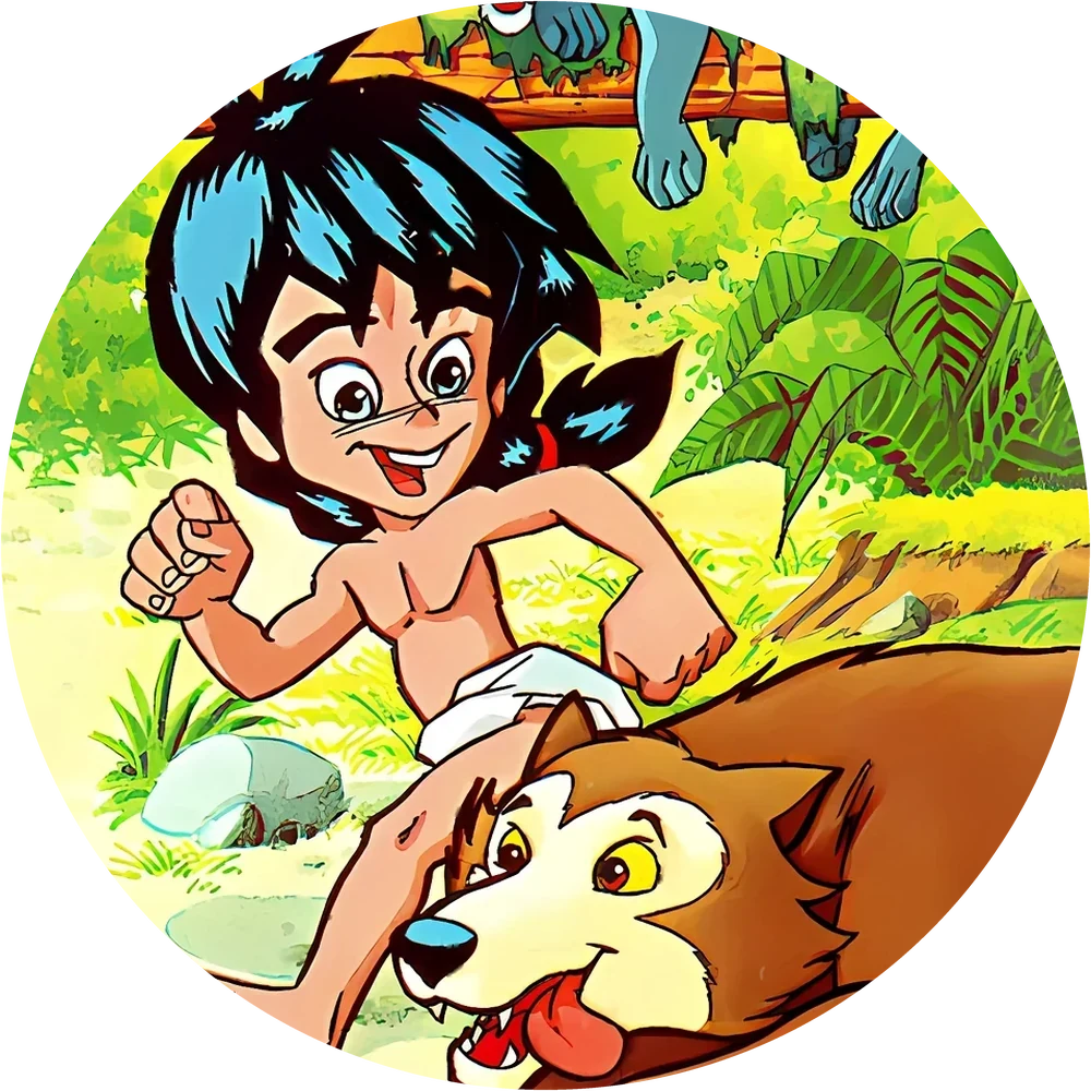 Mowgli cap #9 — 90s pog