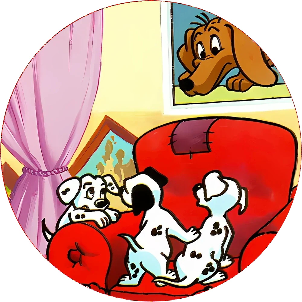 Фишка Dalmatians (101 далматинец) №20 — кэпс из 90-х