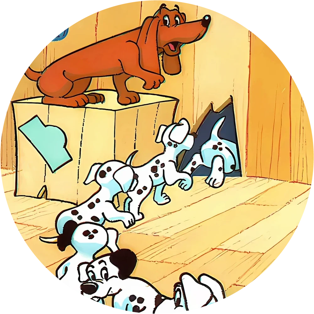 Фишка Dalmatians (101 далматинец) №22 — кэпс из 90-х