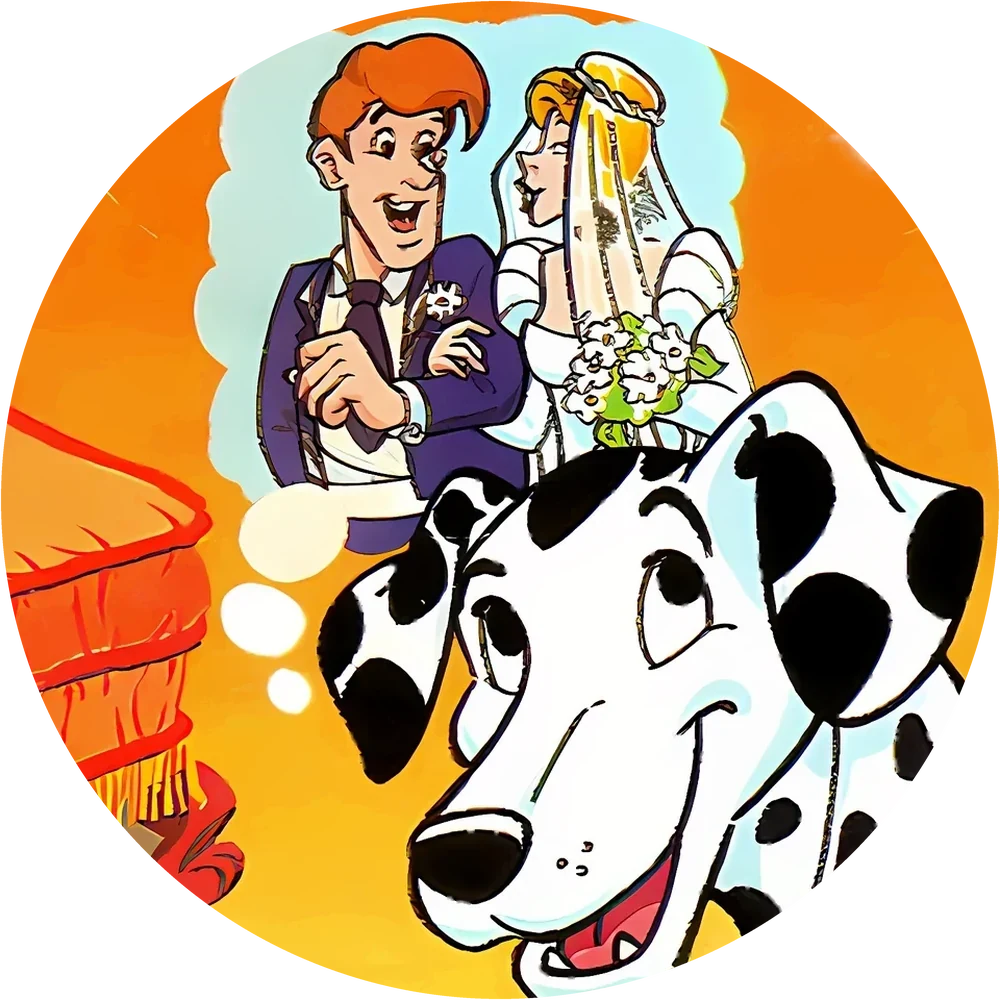 Фишка Dalmatians (101 далматинец) №3 — кэпс из 90-х