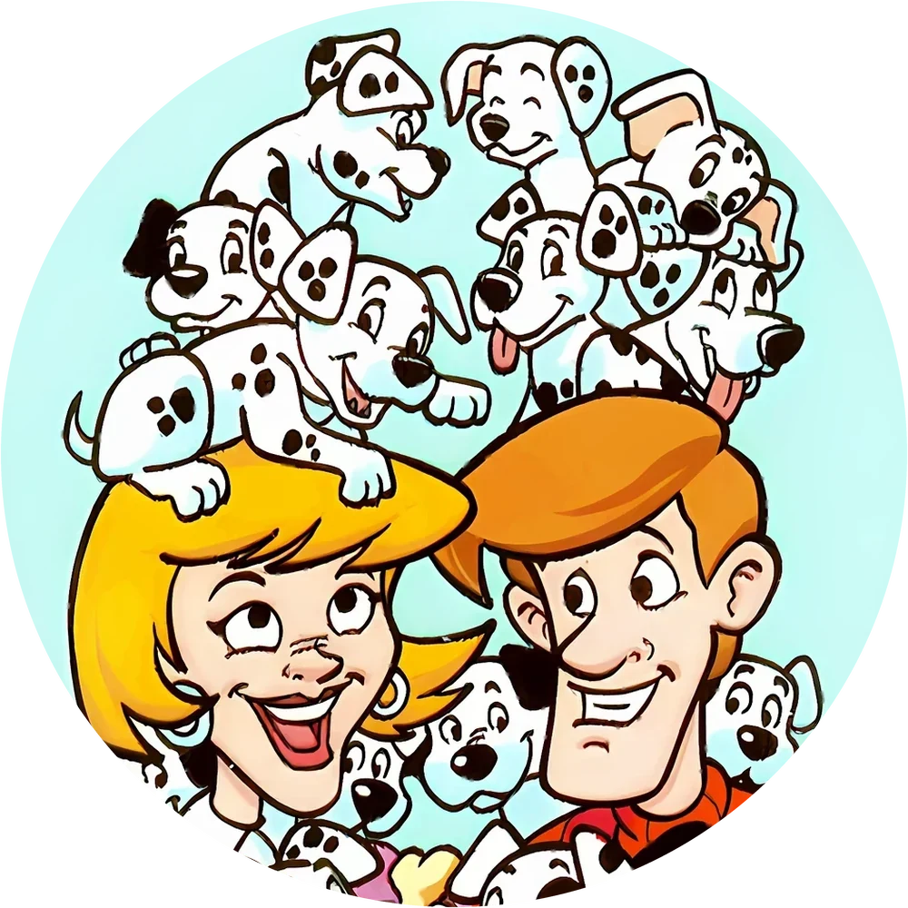 Фишка Dalmatians (101 далматинец) №32 — кэпс из 90-х