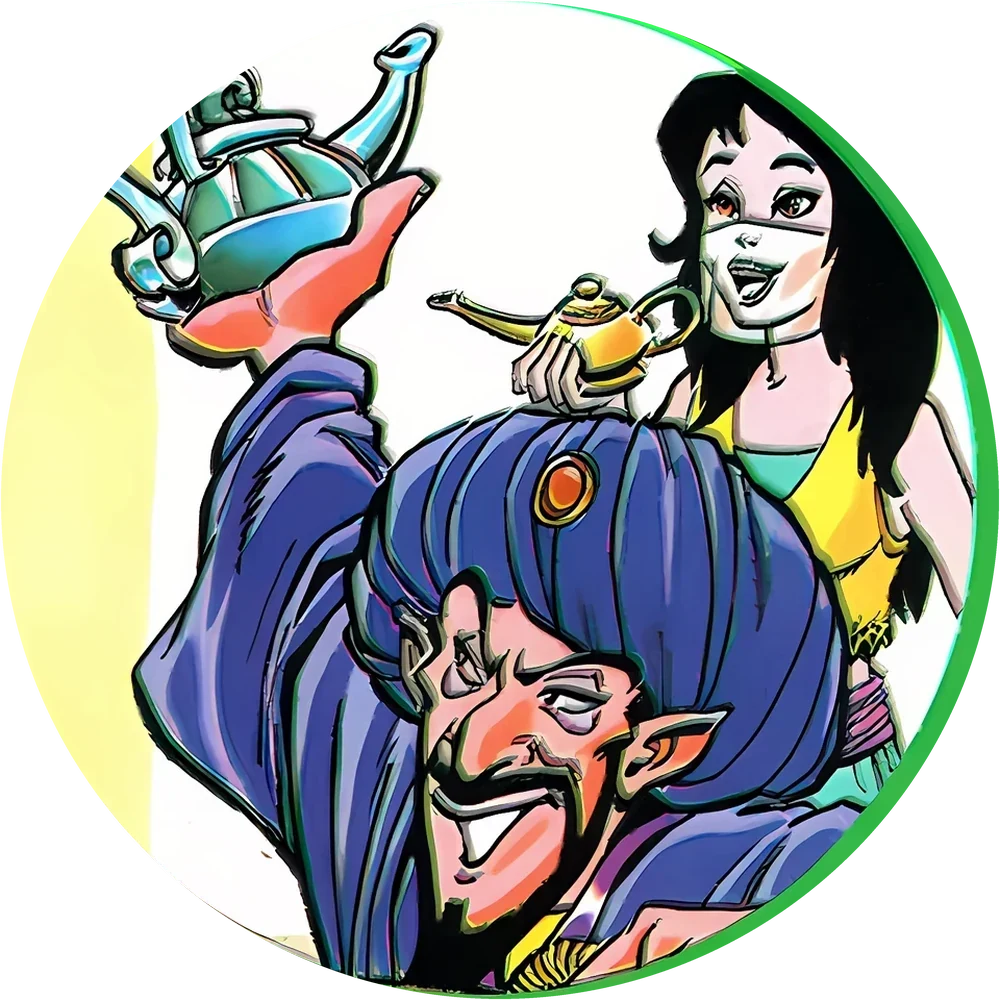 Aladdin cap #23 — 90s pog