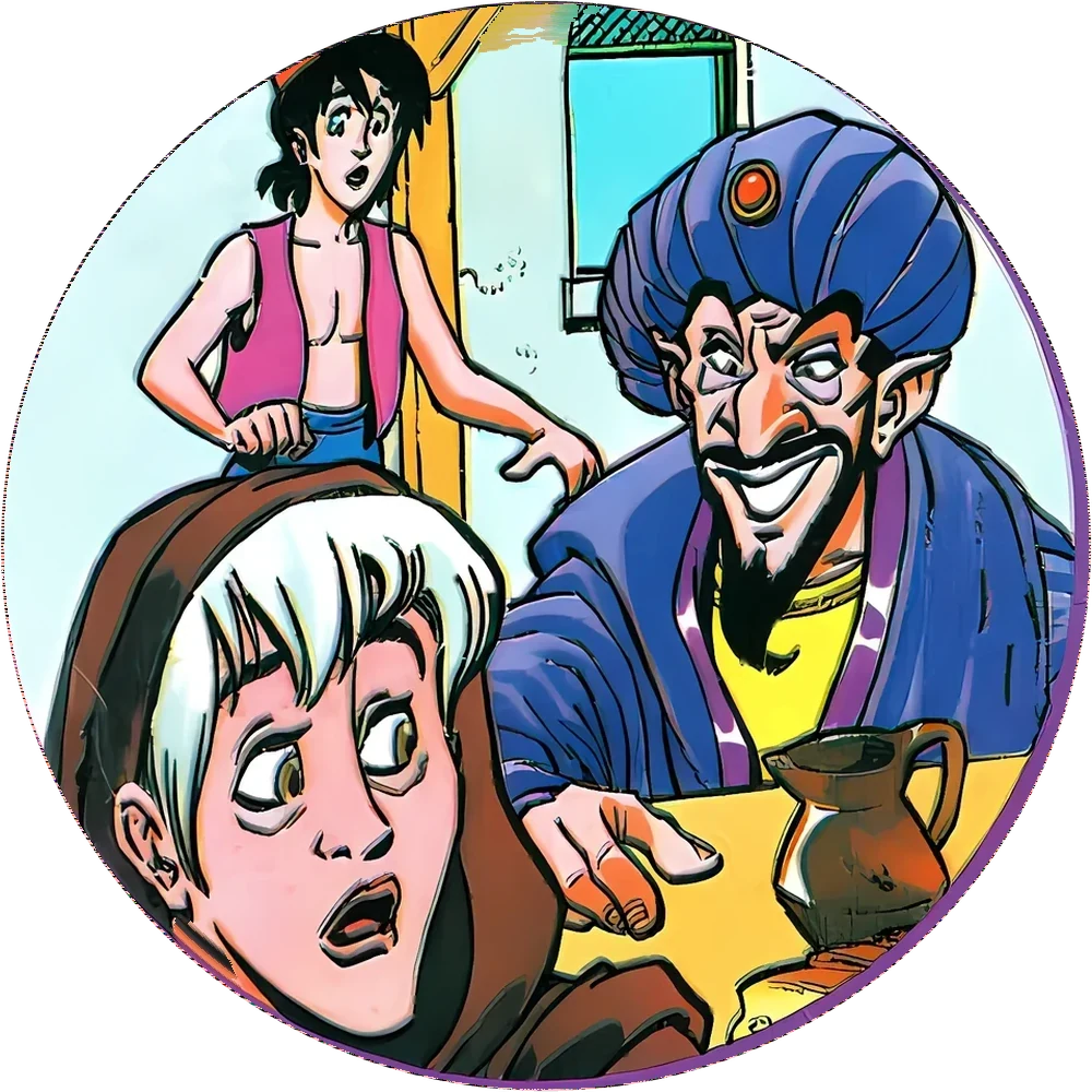 Aladdin cap #4 — 90s pog