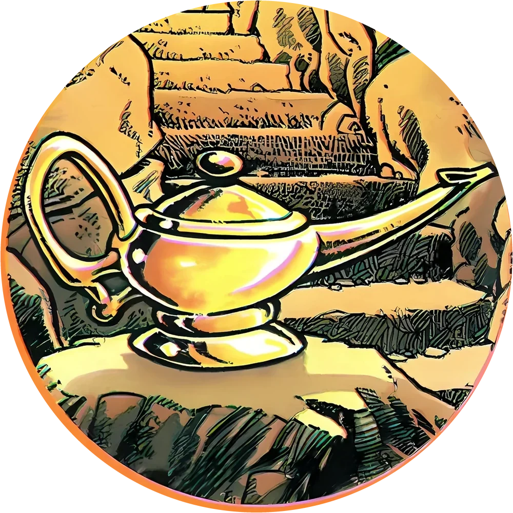 Aladdin cap #7 — 90s pog