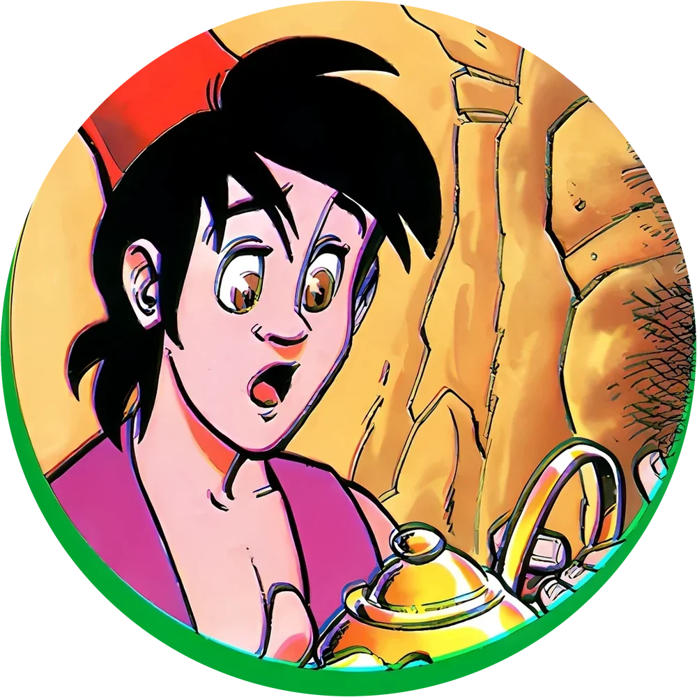 Aladdin cap #8 — 90s pog