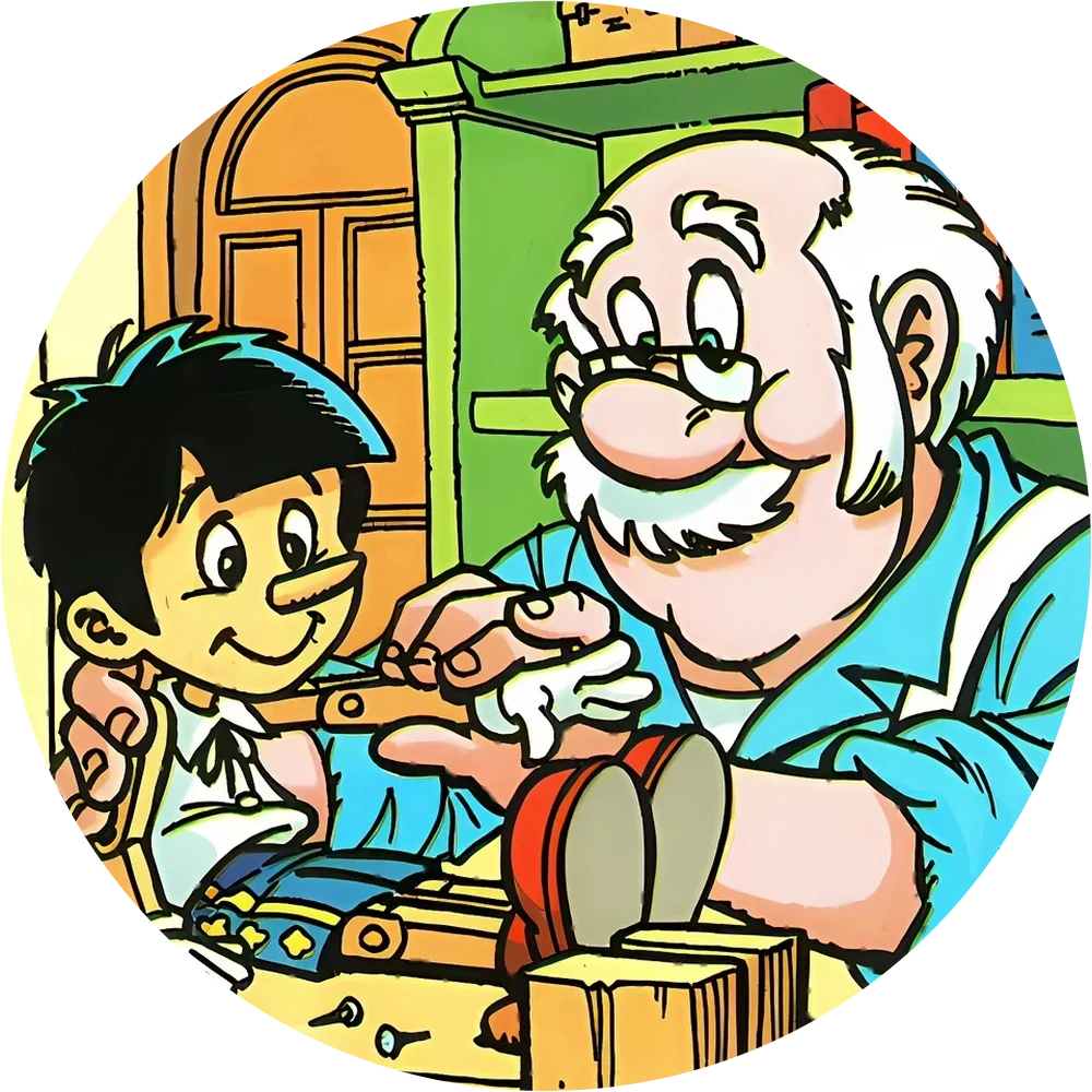 Pinocchio cap #1 — 90s pog