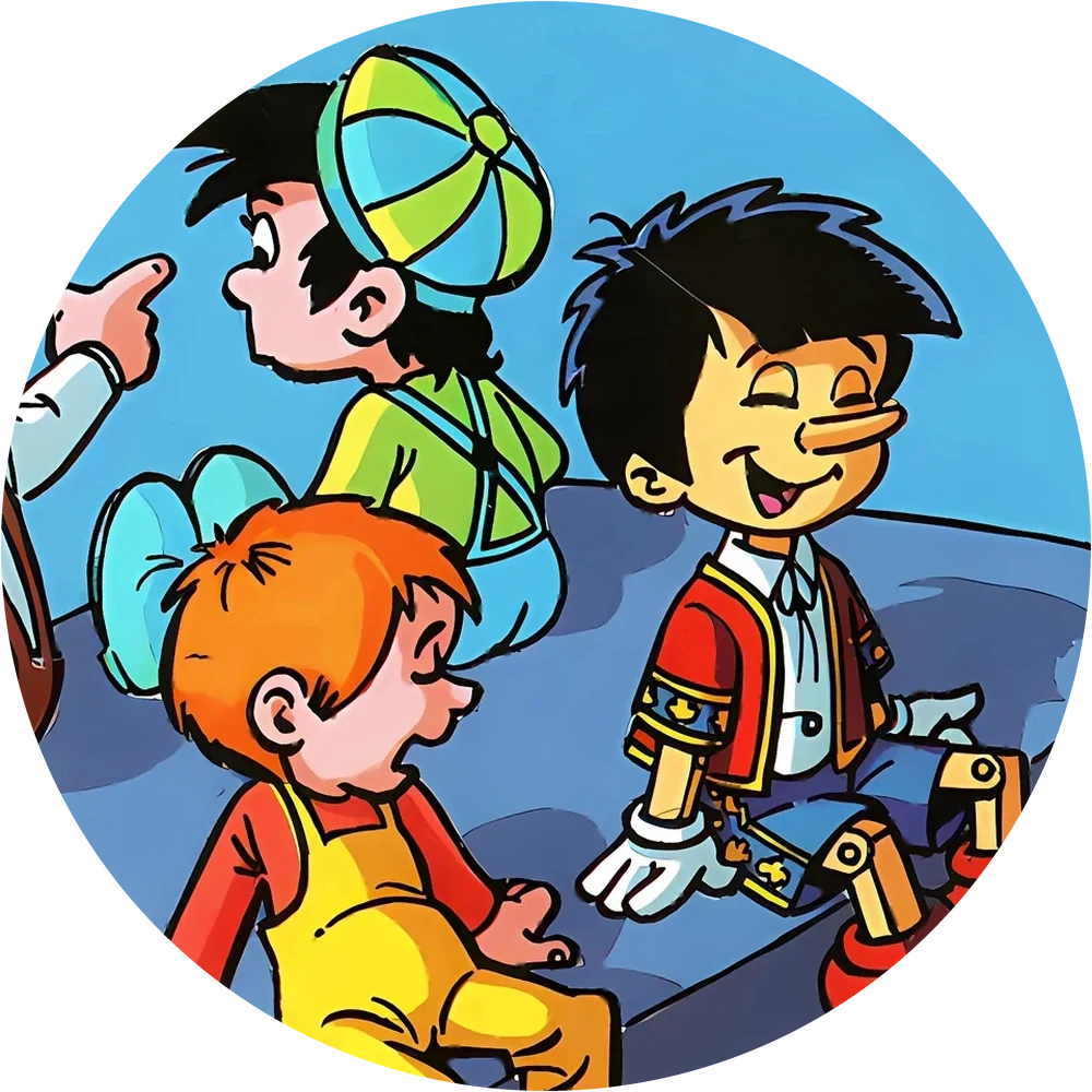 Pinocchio cap #13 — 90s pog