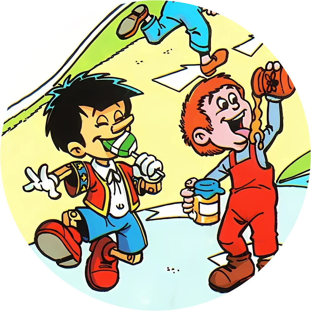 Pinocchio cap #14 — 90s pog