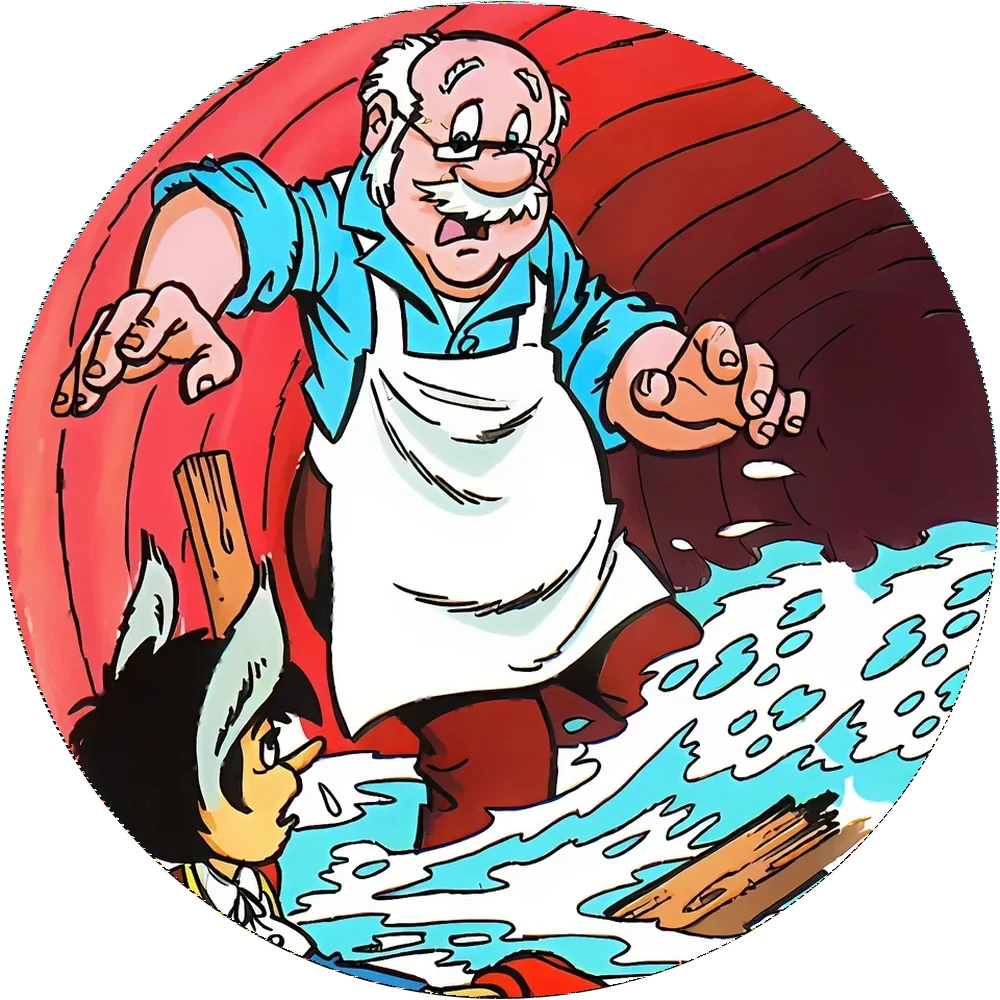 Pinocchio cap #21 — 90s pog