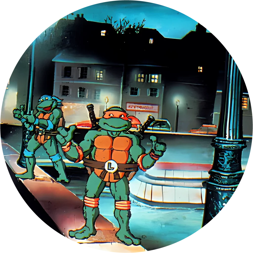 Фишка Turtles №81 — кэпс из 90-х