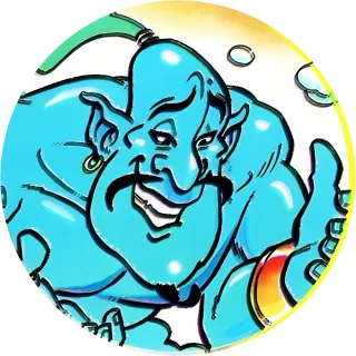 Magic Lamp cap #10 — 90s pog