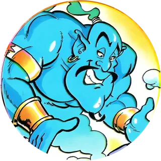 Magic Lamp cap #24 — 90s pog
