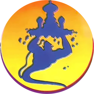 Magic Lamp cap #25 — 90s pog
