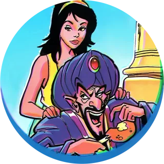 Magic Lamp cap #28 — 90s pog