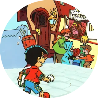 Buratino cap #5 — 90s pog