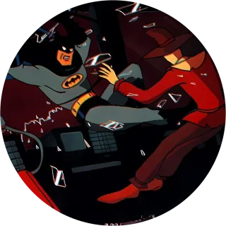 Batboy cap #51 — 90s pog
