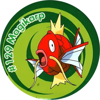 Poket cap #135 — 90s pog