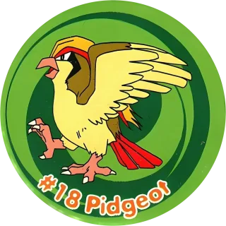 Poket cap #18 — 90s pog