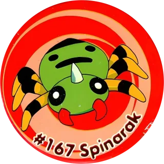Poket cap #186 — 90s pog