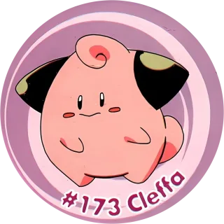 Poket cap #196 — 90s pog