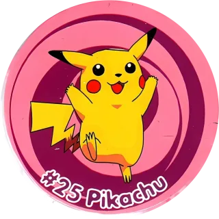 Poket cap #25 — 90s pog