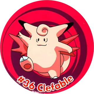 Poket cap #42 — 90s pog