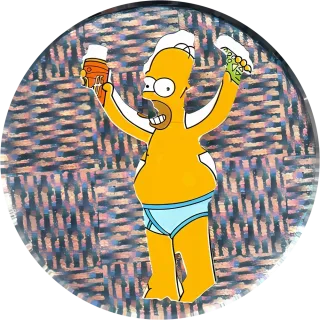 Pink Mad cap #110 — 90s pog
