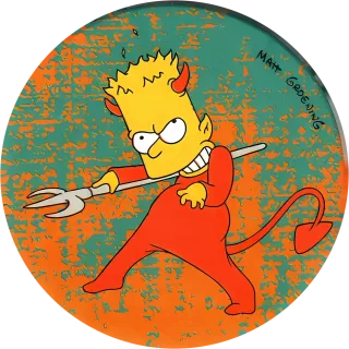 Pink Mad cap #18 — 90s pog