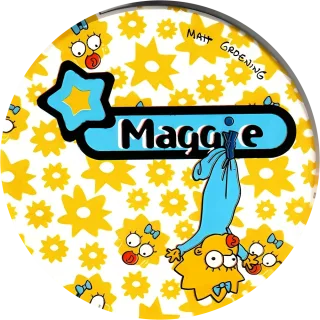 Pink Mad cap #25 — 90s pog