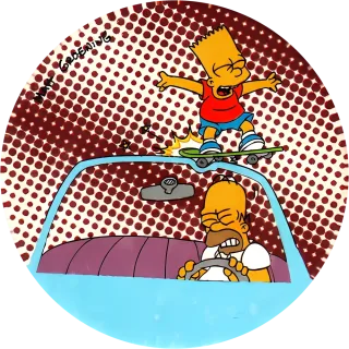 Pink Mad cap #51 — 90s pog