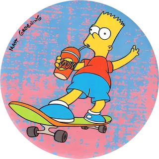 Pink Mad cap #62 — 90s pog