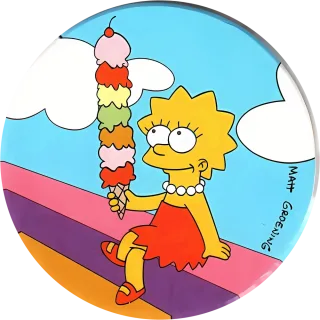 Pink Mad cap #64 — 90s pog