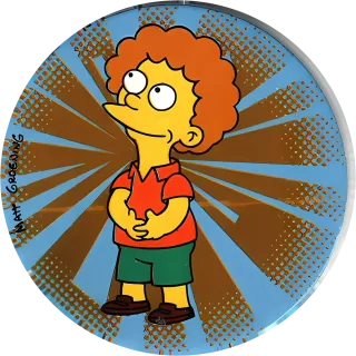 Pink Mad cap #80 — 90s pog
