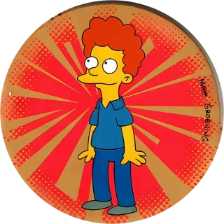 Pink Mad cap #81 — 90s pog