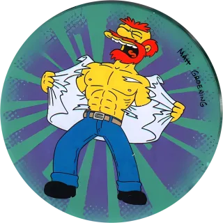 Pink Mad cap #82 — 90s pog
